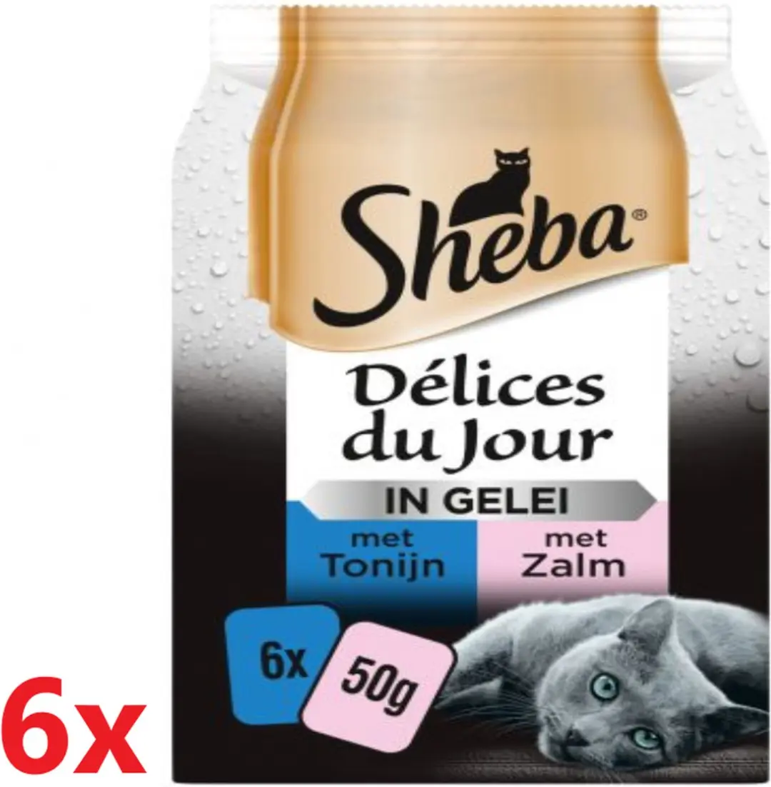 Sheba Delices Du Jour Vis In Gelei Kattenvoer