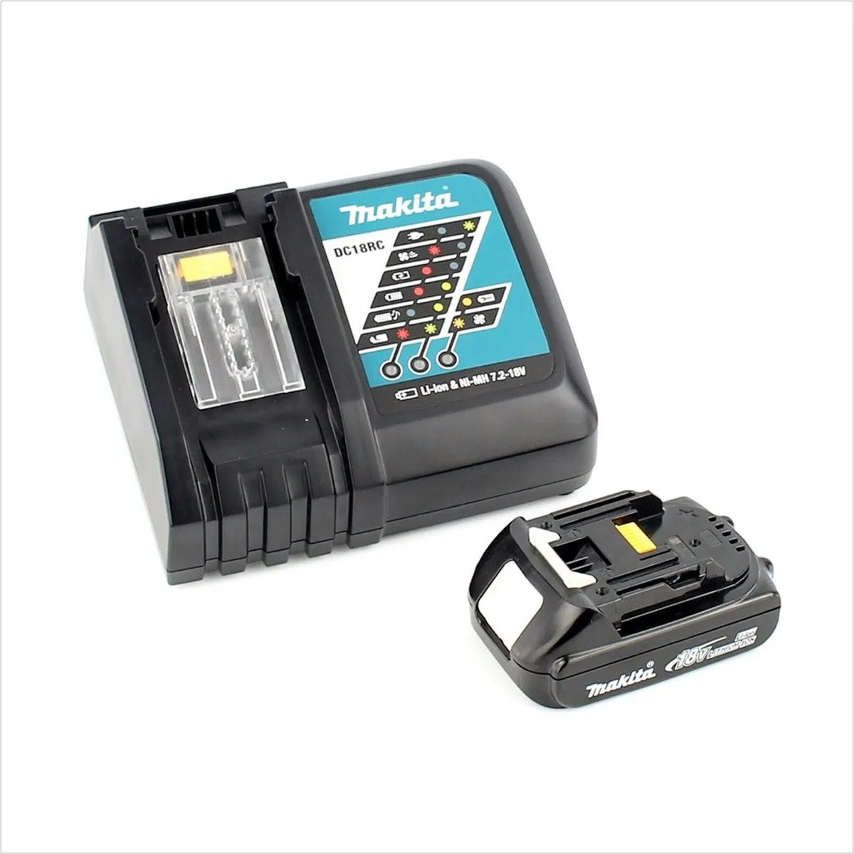 Makita DJR186 18V Reciprozaag - 1,5Ah accu - DC18RC oplader - afbeelding 2 van 5