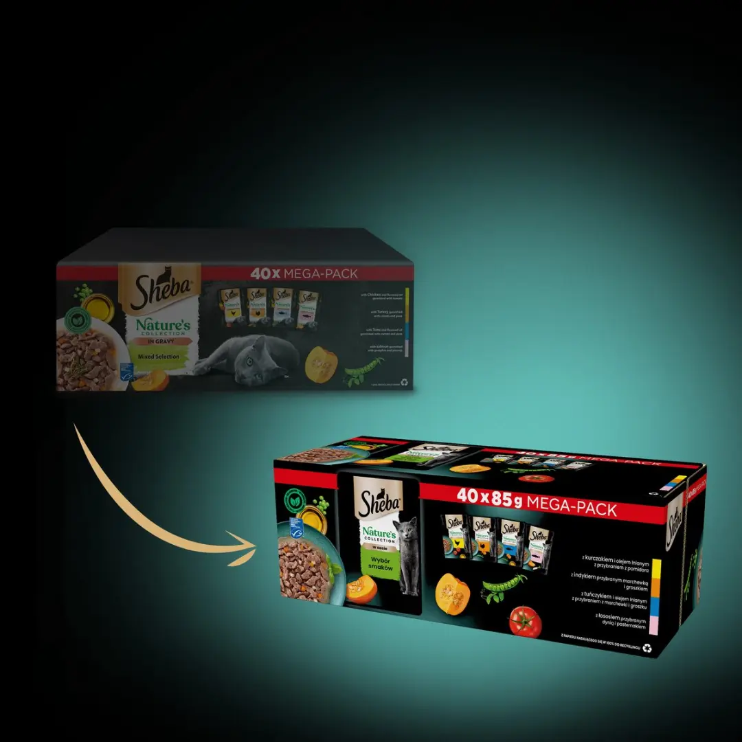 Sheba Nature's Collection Kattenvoer - 40x 85g Graanvrij