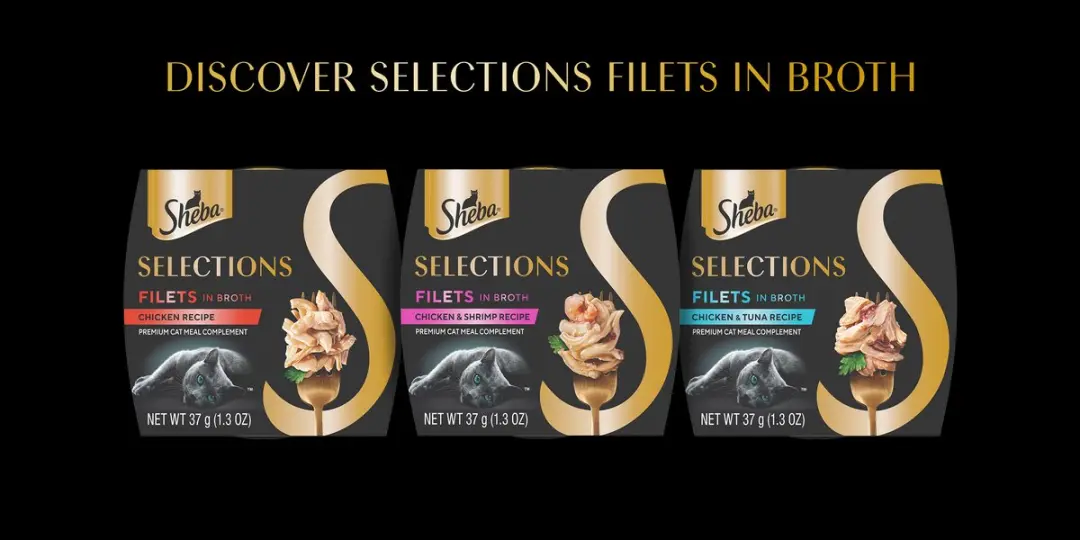 Sheba Nat Filets Kip & Zalm in Saus - 360g (6x60g)