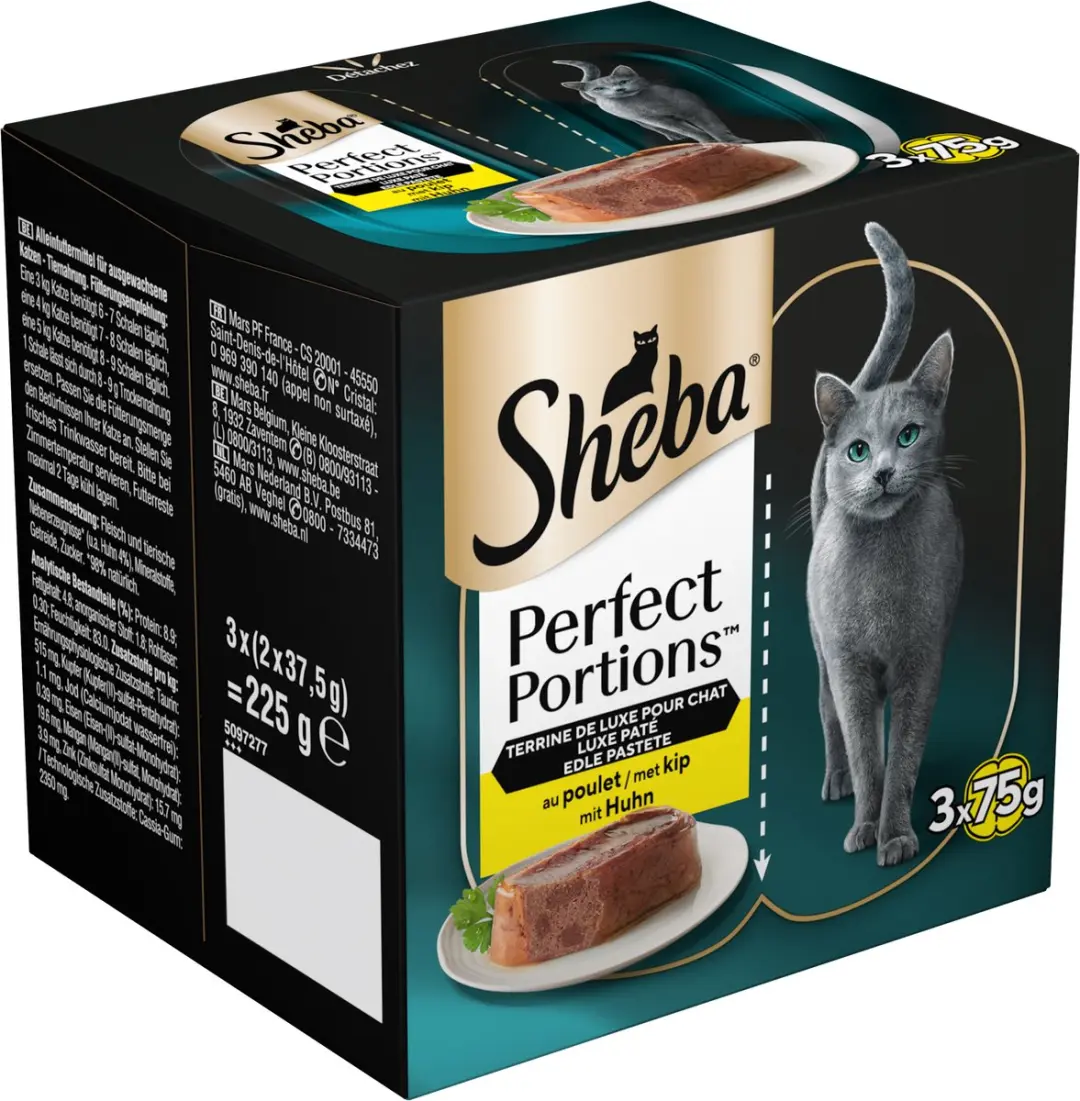 Sheba Luxe Kip Paté Natvoer - 24x75g