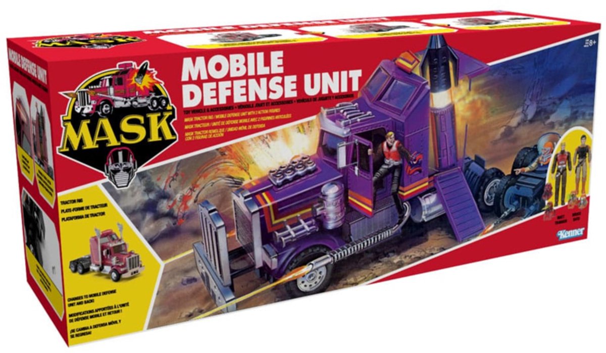M.A.S.K. Rhino Vehicle Mobile Defense Unit (MDU) 12 cm