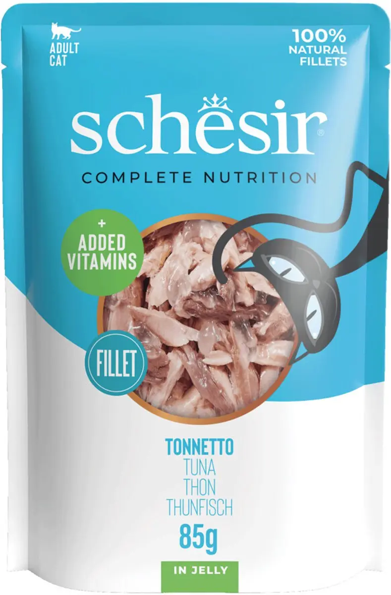 Schesir Kattenvoer Tonijn in Gelei