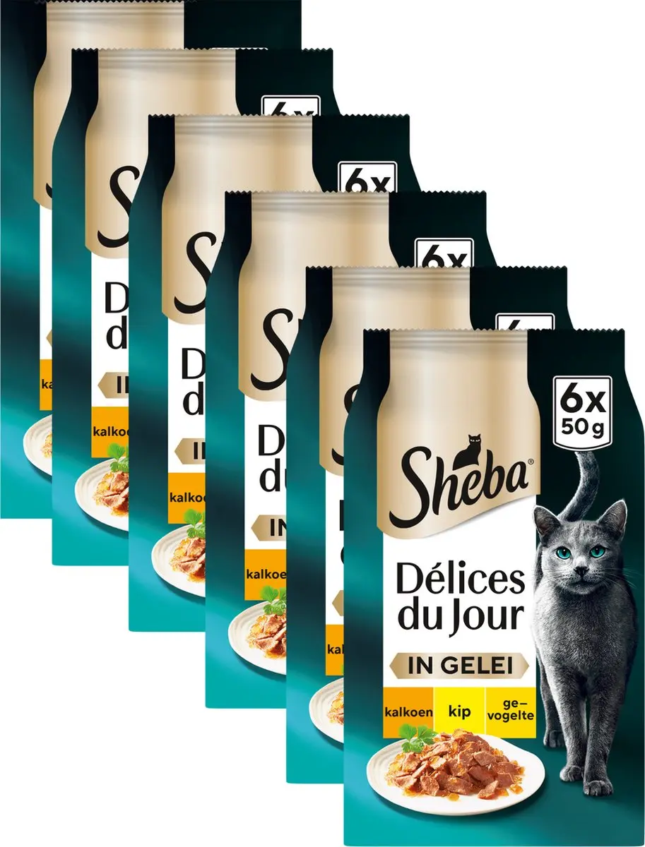 Sheba Délices du Jour Gevogelte Selectie Natvoer