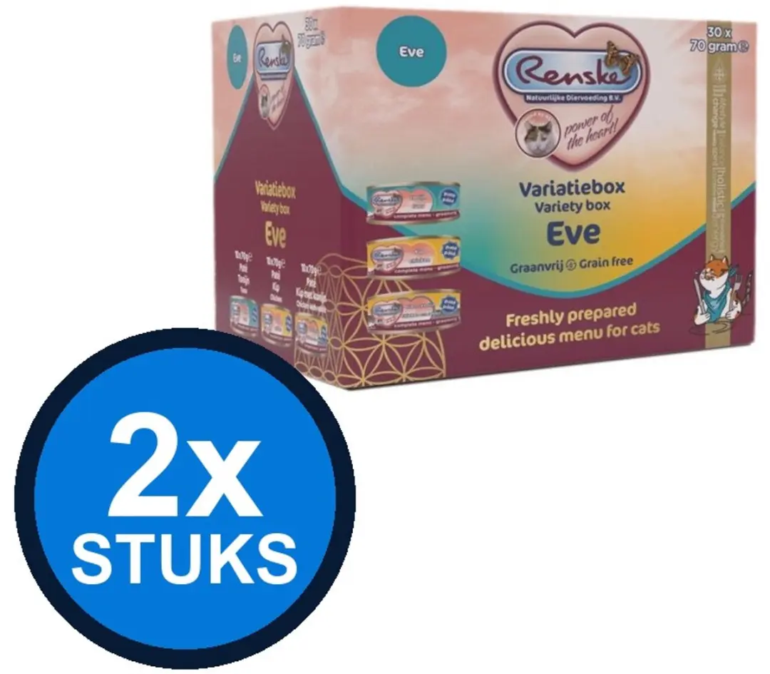 Renske Vers Kat Variatiebox Eve 2.1kg