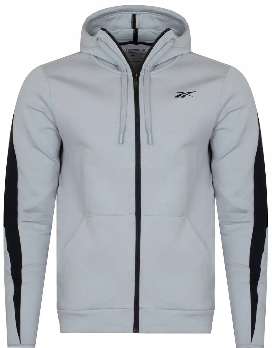 Reebok Herensweater Capuchon - Grijs - Maat L