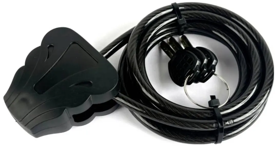 Braun Phototechnik 58008 Stalen Kabelslot - Zwart