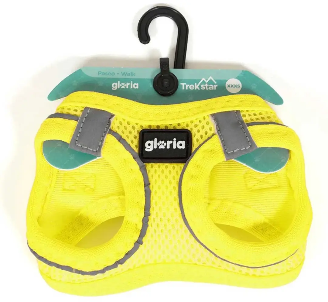 Gloria Air Mesh Hondentuigje XXS - Geel