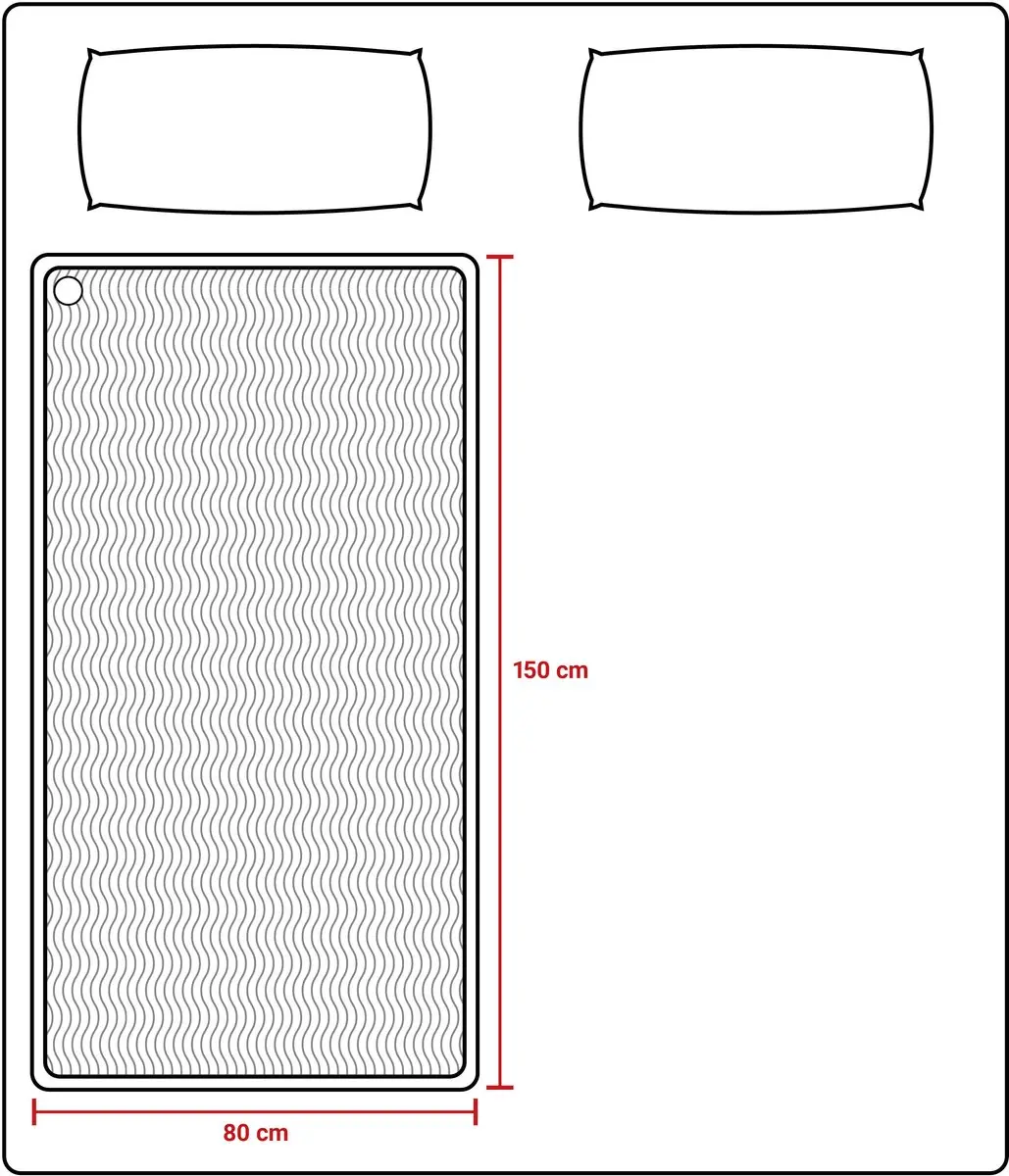 Tomado TEB1505W Elektrische Dekens 1 Persoons 150x80cm - Wit