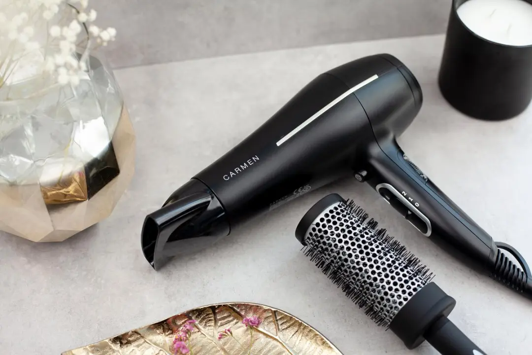 Carmen HD2275 Föhn 2200W - ION Coolshot - Zwart