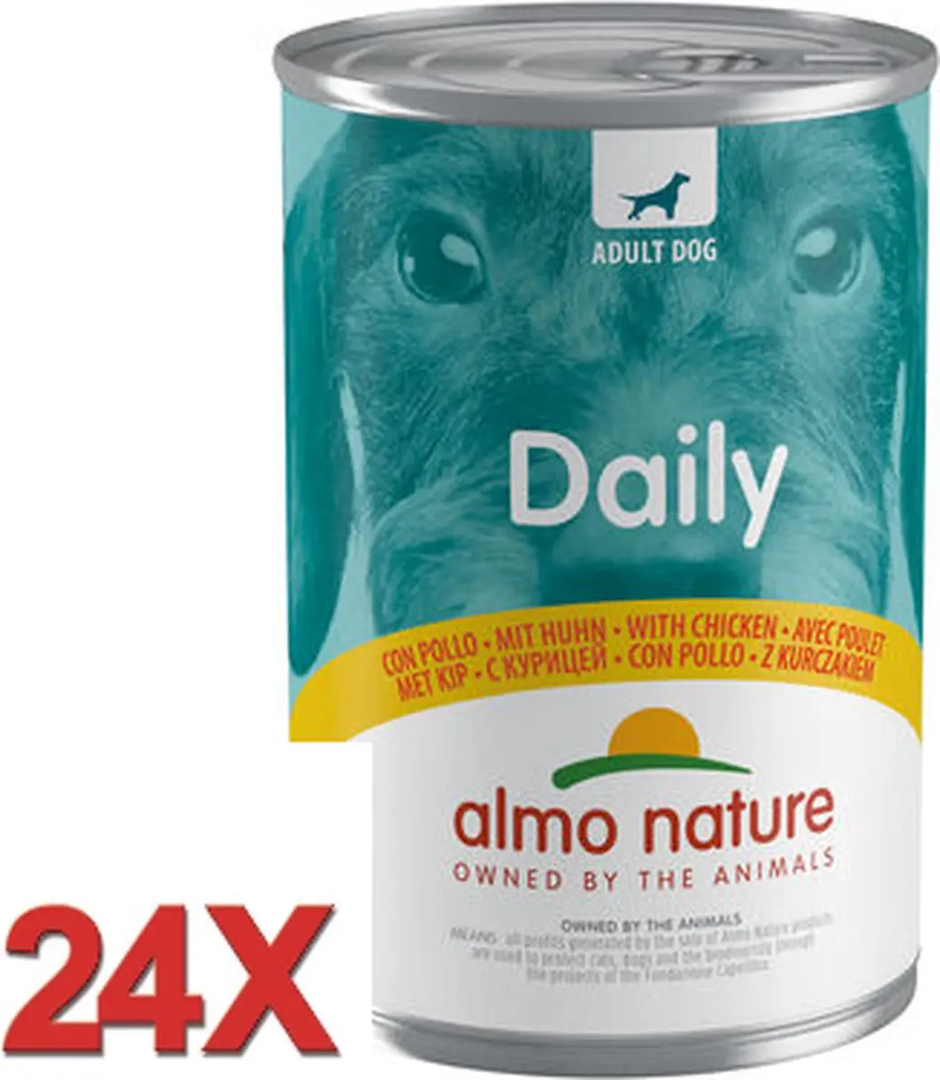Almo Nature Dailymenu Hondenvoer Kip 24x400g