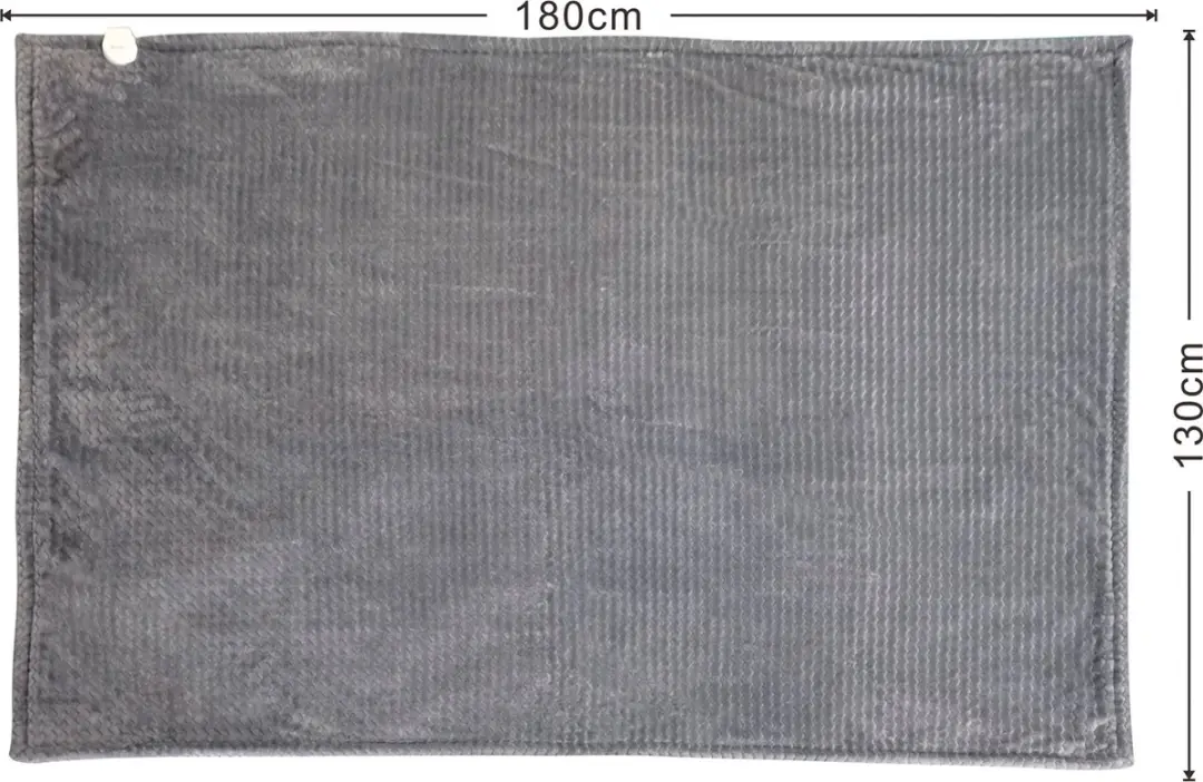 Tomado TEB1803G Warmtedeken 160W - 180x130cm Grijs