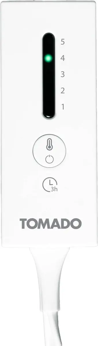 Tomado TEB1803G Warmtedeken 160W - 180x130cm Grijs