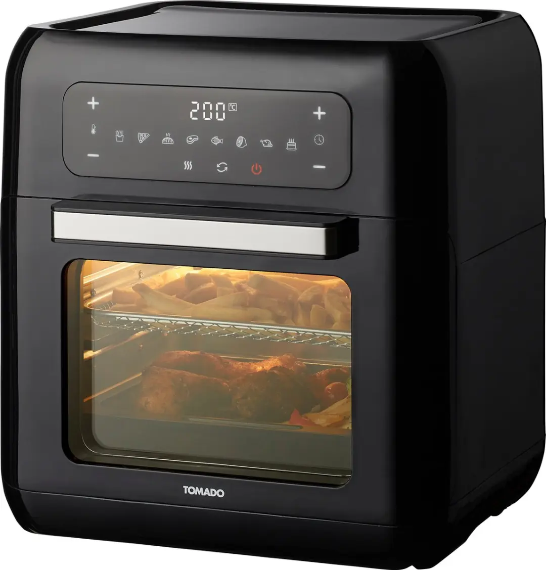 Tomado TAF1201B Airfryer Oven 12L - 1500W - Zwart