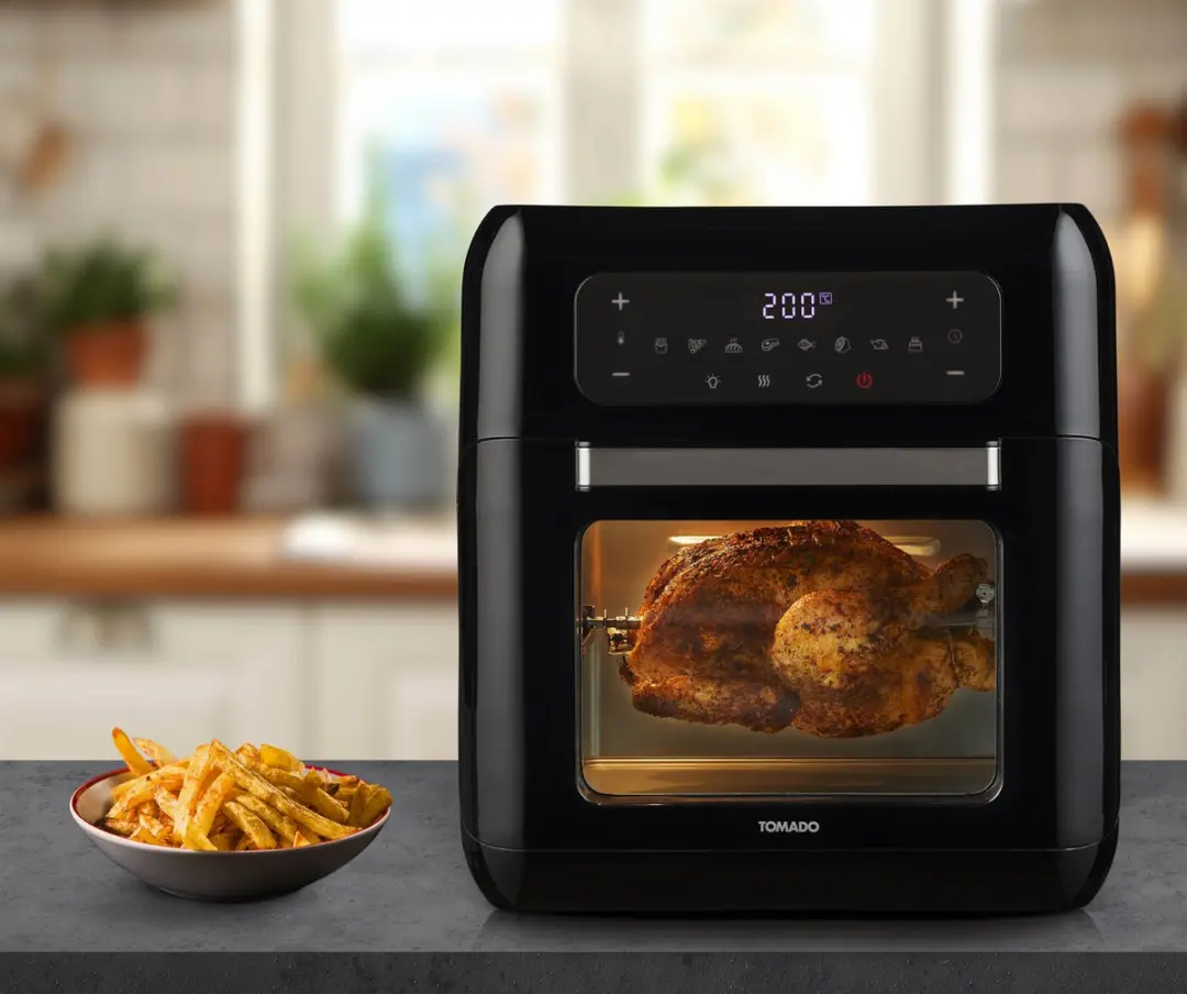 Tomado TAF1201B Airfryer Oven 12L - 1500W - Zwart