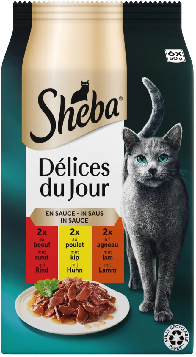 Sheba Delices Du Jour Traiteur Selectie Kattenvoer