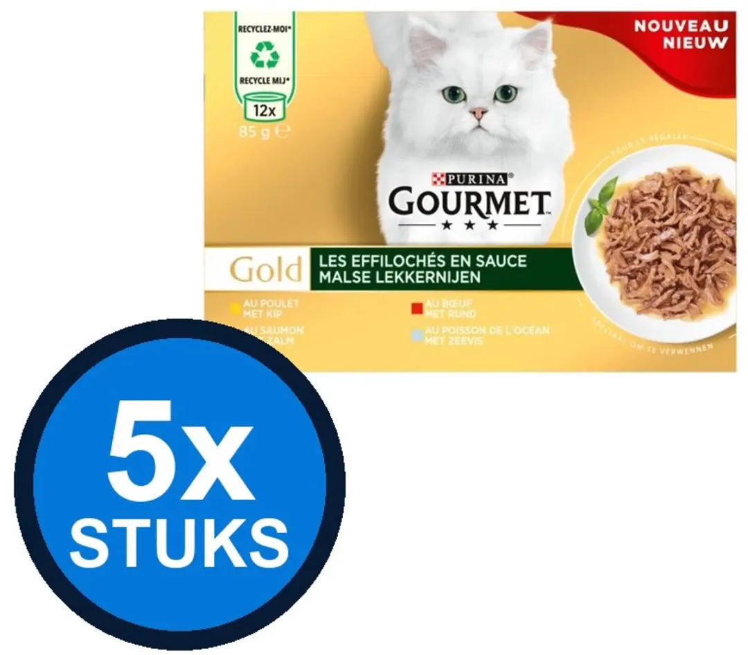Gourmet Gold Blik Malse Lekkernijen 20 Stuks