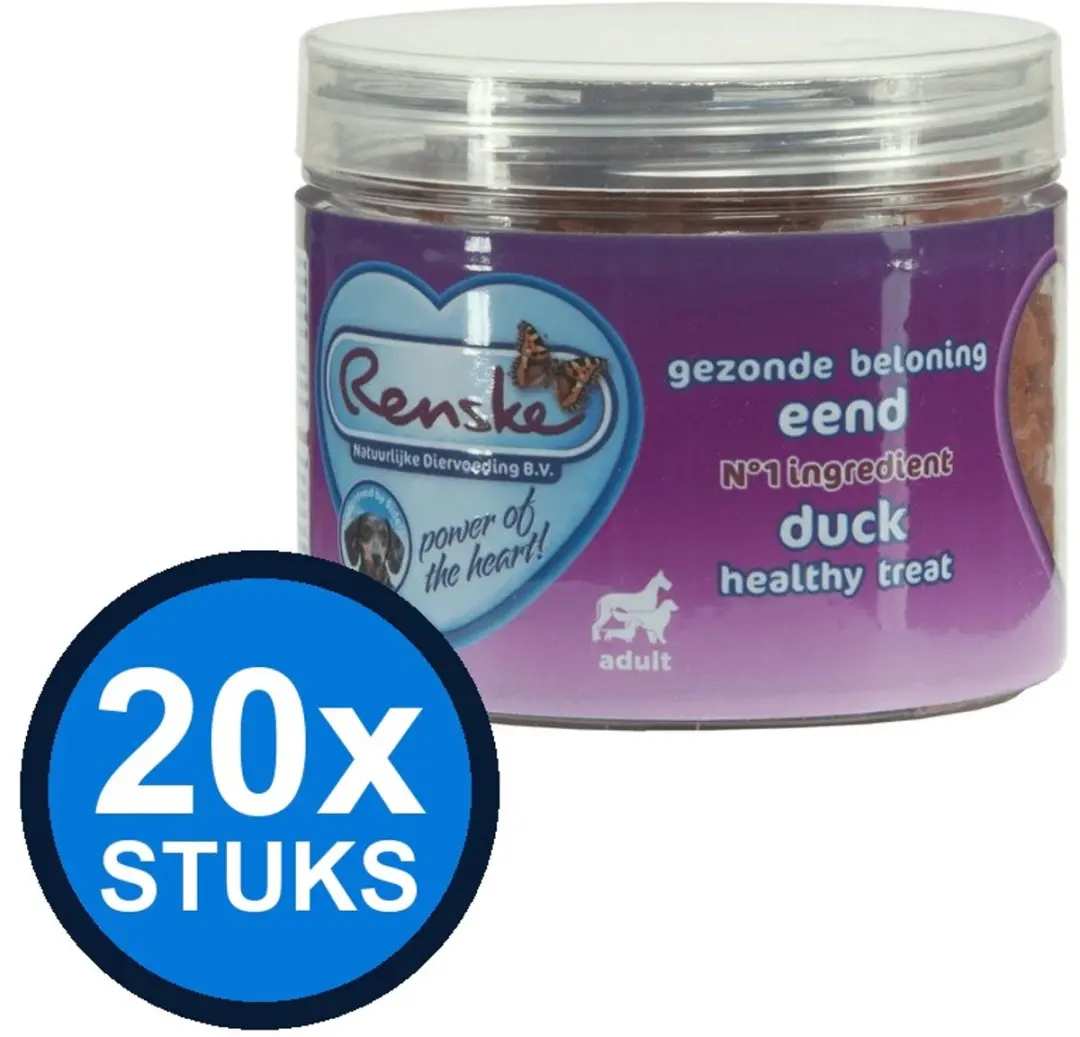 Renske Gezonde Beloning Mini Hartjes Honden Snacks 100g