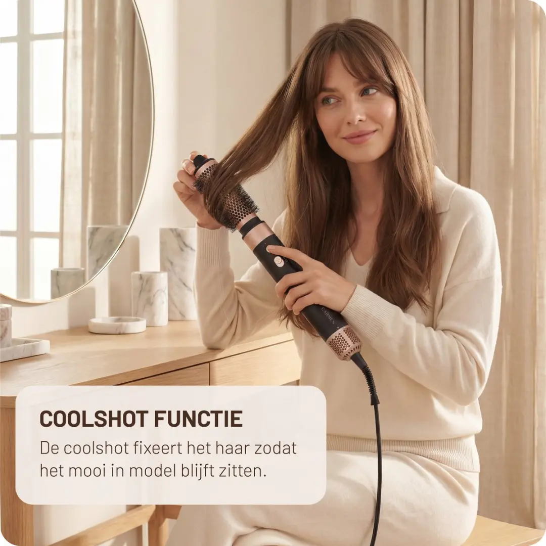 Carmen CAS1470B Multistyler 1400W - 7-in-1 - Zwart