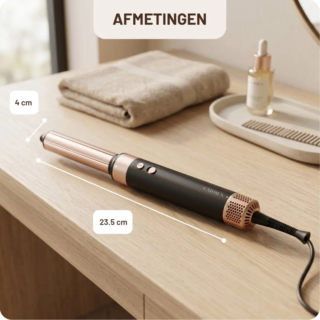 Carmen CAS1470B Multistyler 1400W - 7-in-1 - Zwart