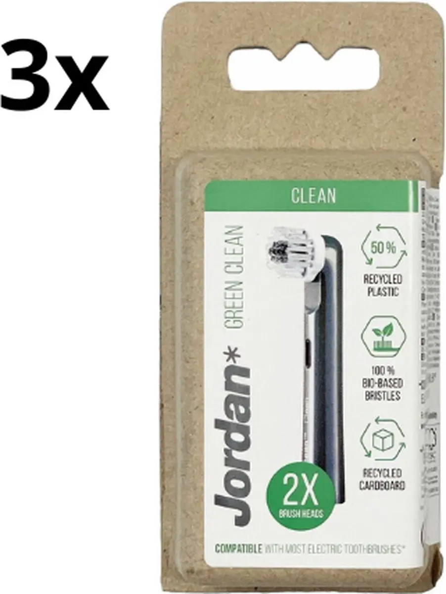 Jordan Green Clean Opzetborstels