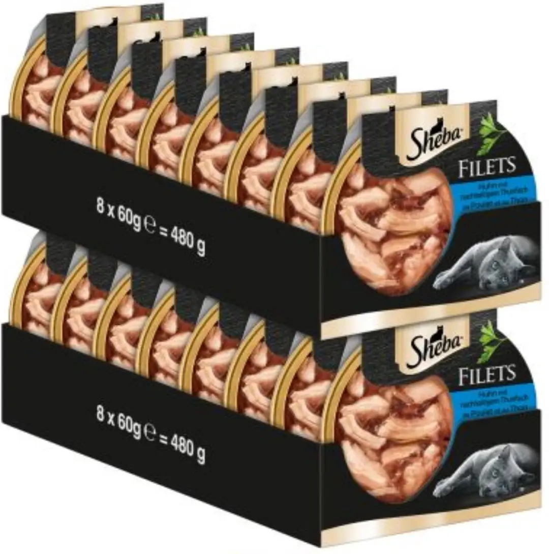 Sheba Filets Kip & Tonijn in Saus