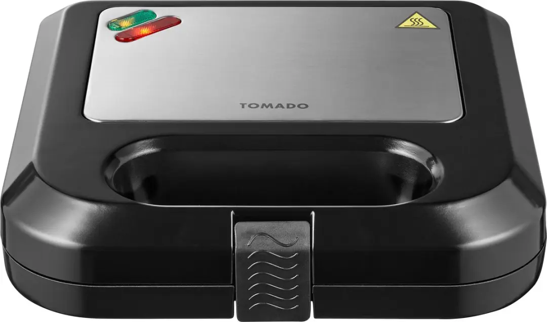 Tomado Paninigrill TGS2001S Tostiapparaat 750W - 2x22,5x13cm - Zwart/RVS