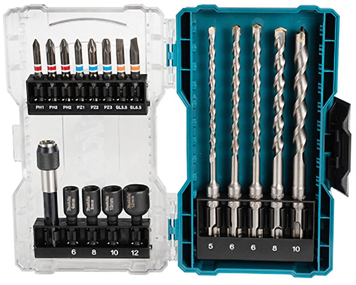 Makita SDS-PLUS Boor/Bitset E-07026 - 18-delig