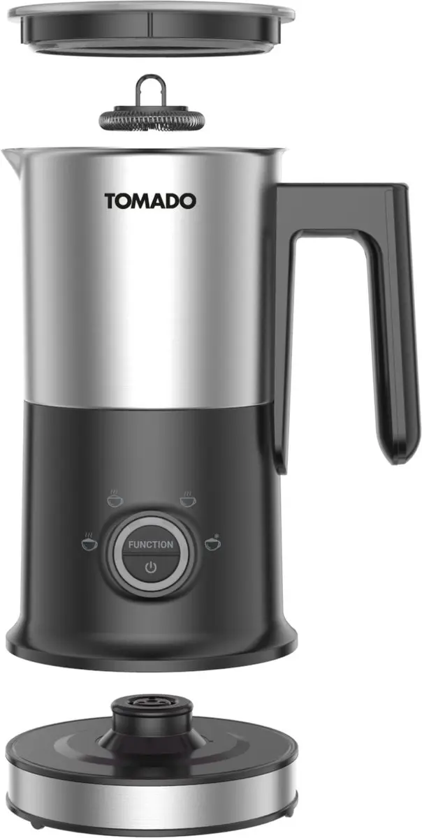 Tomado TMF2401S Elektrische Melkopschuimer 500W - RVS