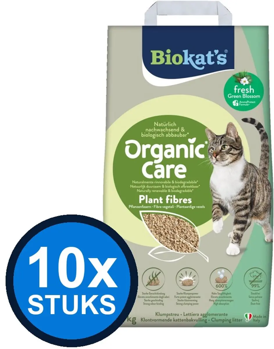 Biokat's Organic Care Plantvezels 8L