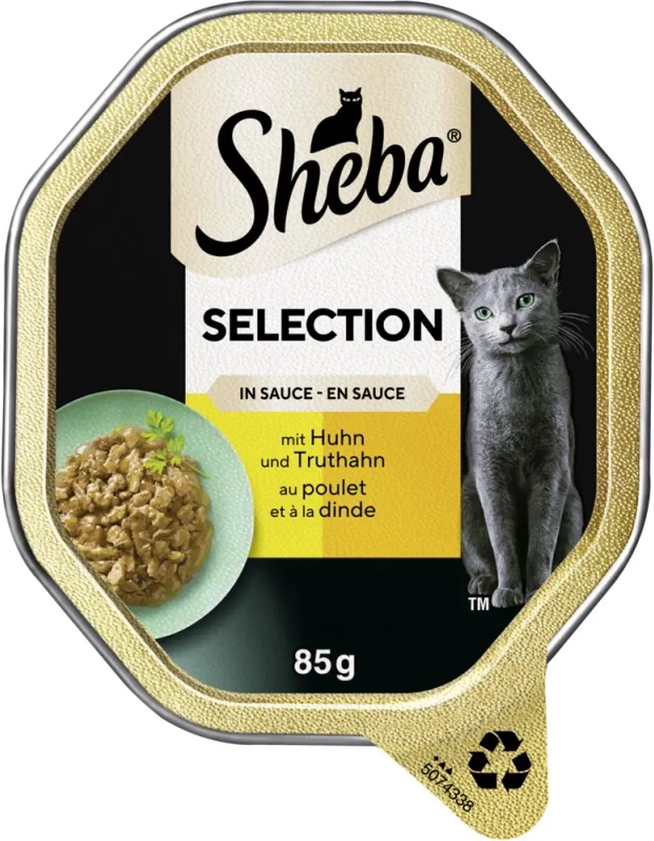 Sheba Selectie Kip & Kalkoen 85g