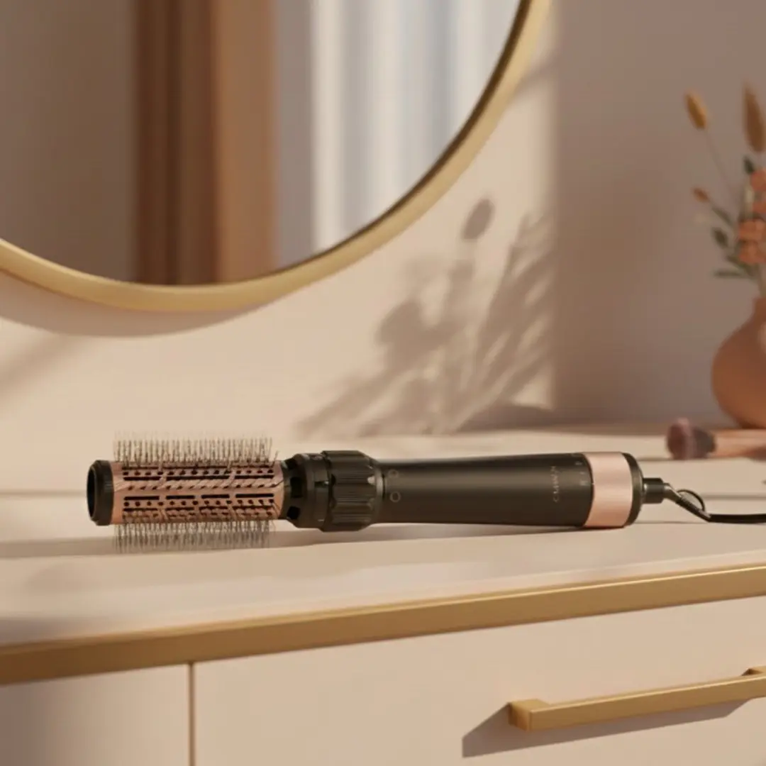 Carmen CHB1085B Volume Föhnborstel - 1000W - 3 Opzetstukken - Zwart
