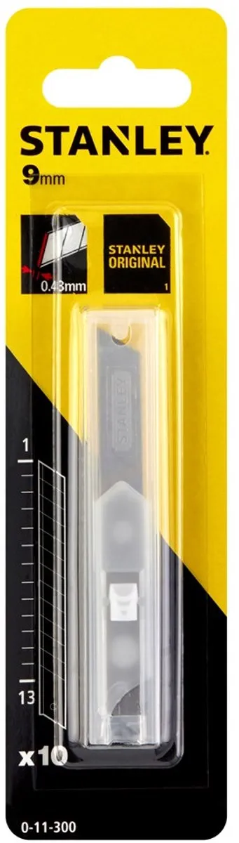 Stanley Afbreekmesjes 9mm - 10 Stuks