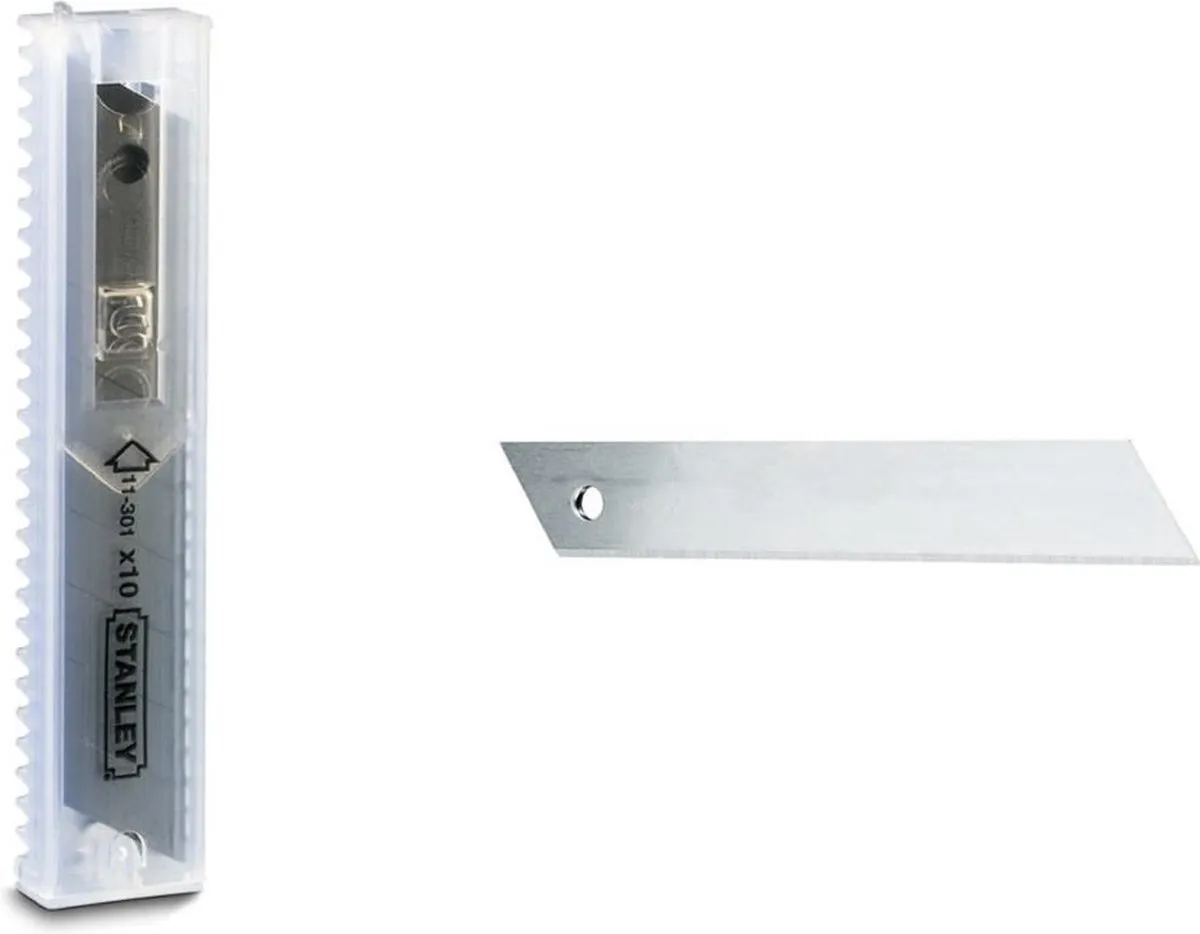 Stanley Afbreekmesjes 9mm - 10 Stuks