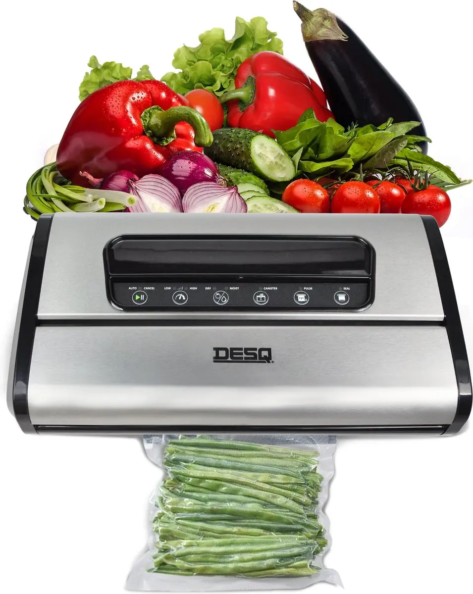 Desq 8090 Vacumeermachine - Set met 3 Rollen - 160W
