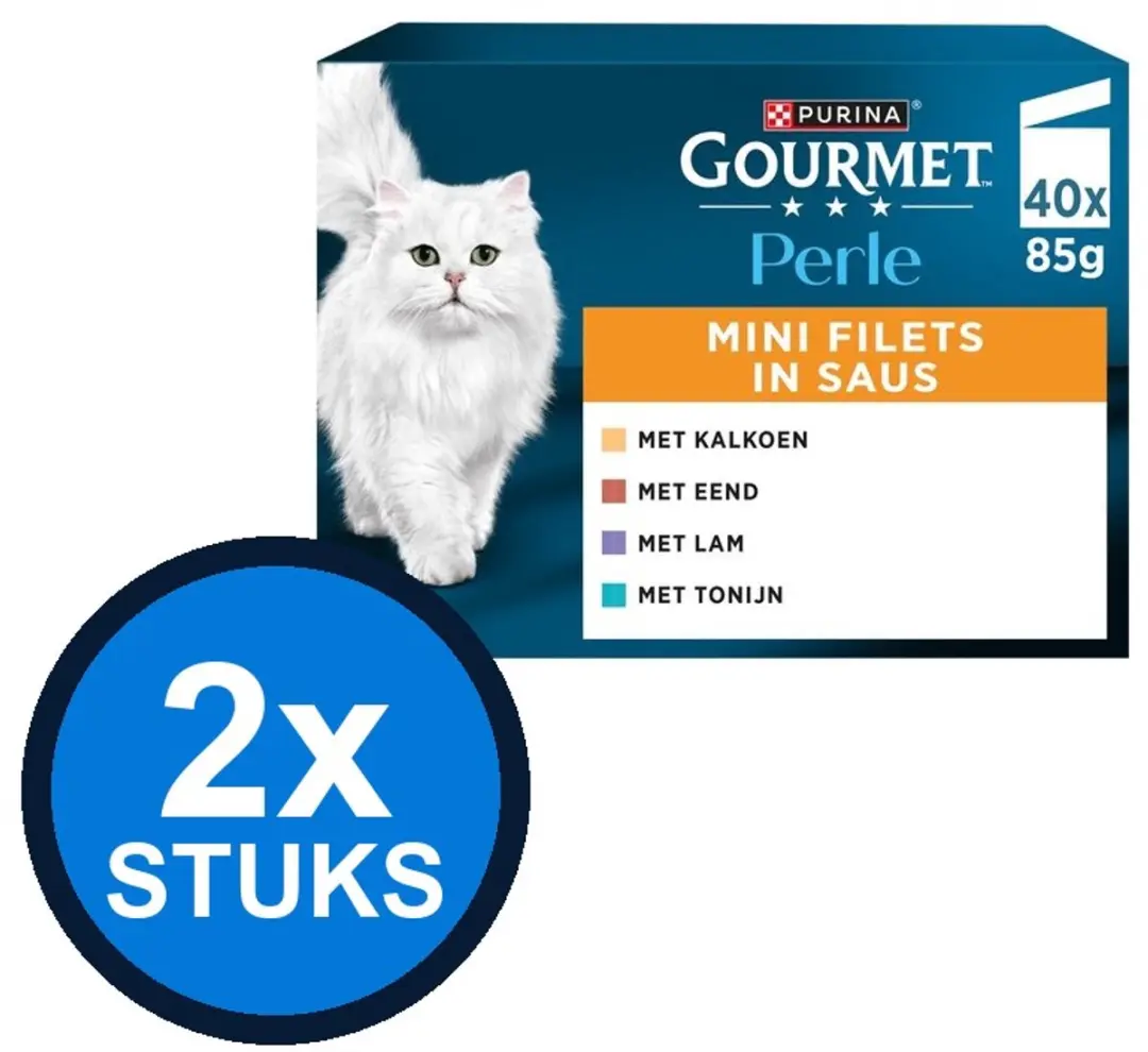 Gourmet Perle Mini Filets in Saus 2x20 Stuks