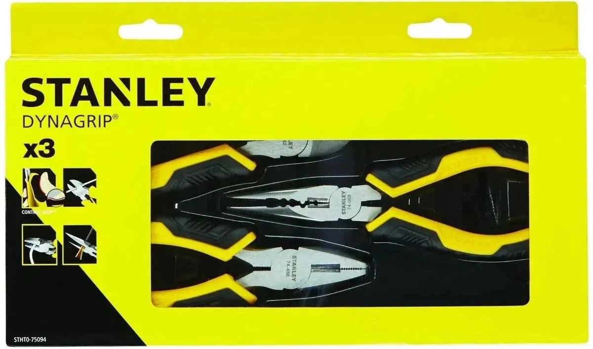 Stanley Dynagrip Tangenset CG 3-delig 150mm - STHT0-75094