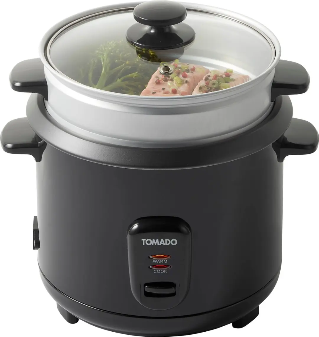 Tomado TRC1501B Rijstkoker 1,5L - 7 Porties - Zwart