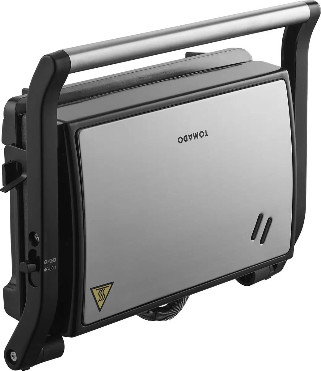 Tomado TGC2001S Tostiapparaat 2-delig - 750W - Zwart/RVS