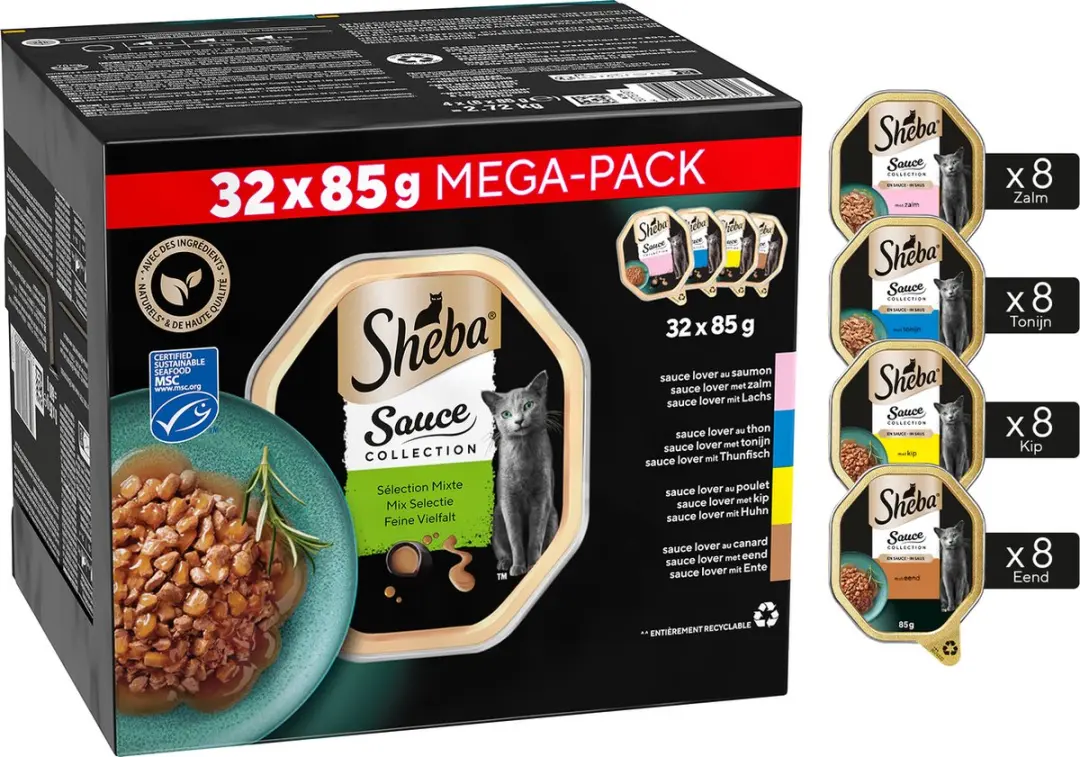 Sheba Sauce Collection Kattenvoer