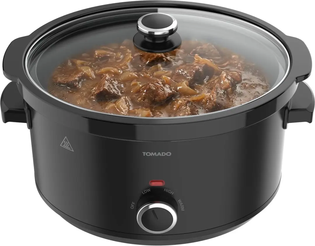 Tomado TSC6001B Slowcooker 6L - 3 standen - Zwart