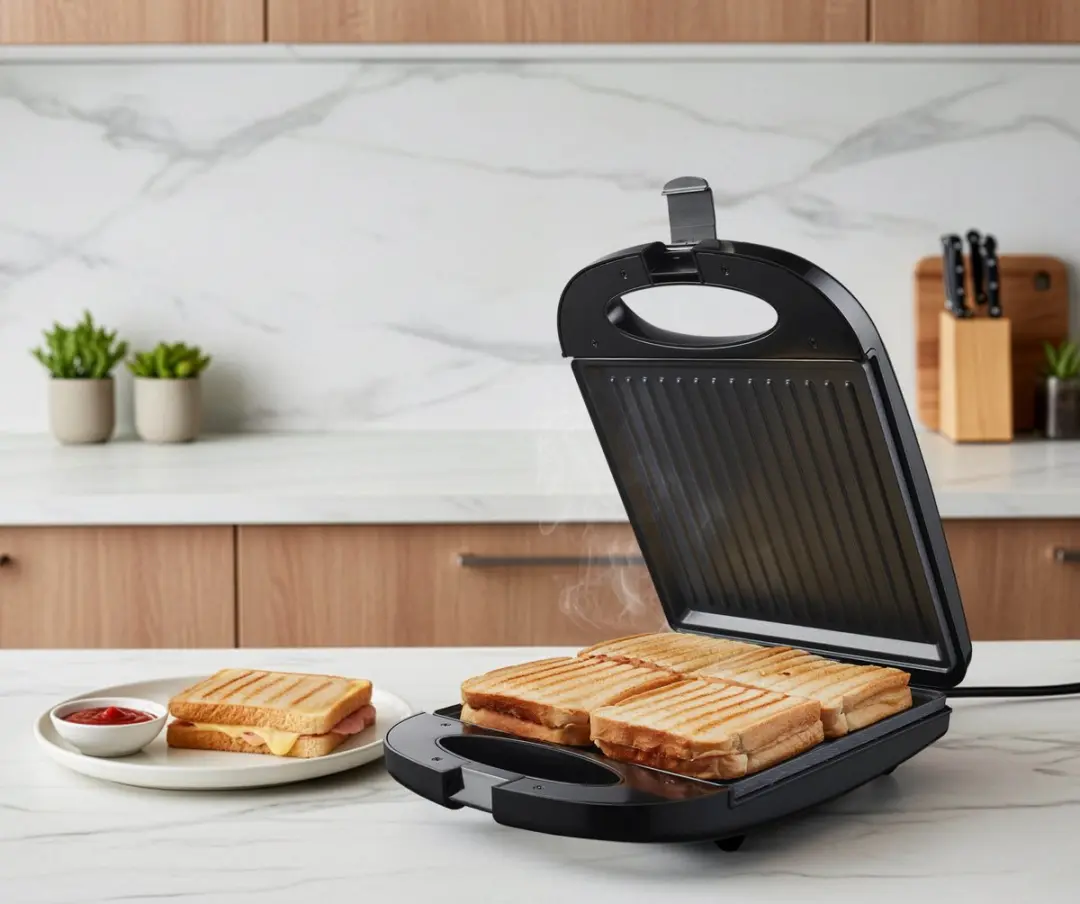 Tomado TGS4000B XXL Tostiapparaat 4-delig - 1200W - Zwart