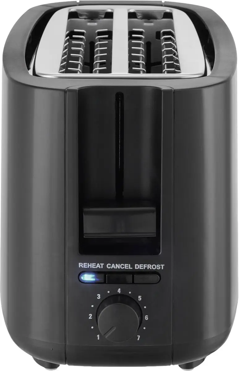 Tomado TBT4000B Broodrooster 1400W - 4 Sneetjes - Zwart