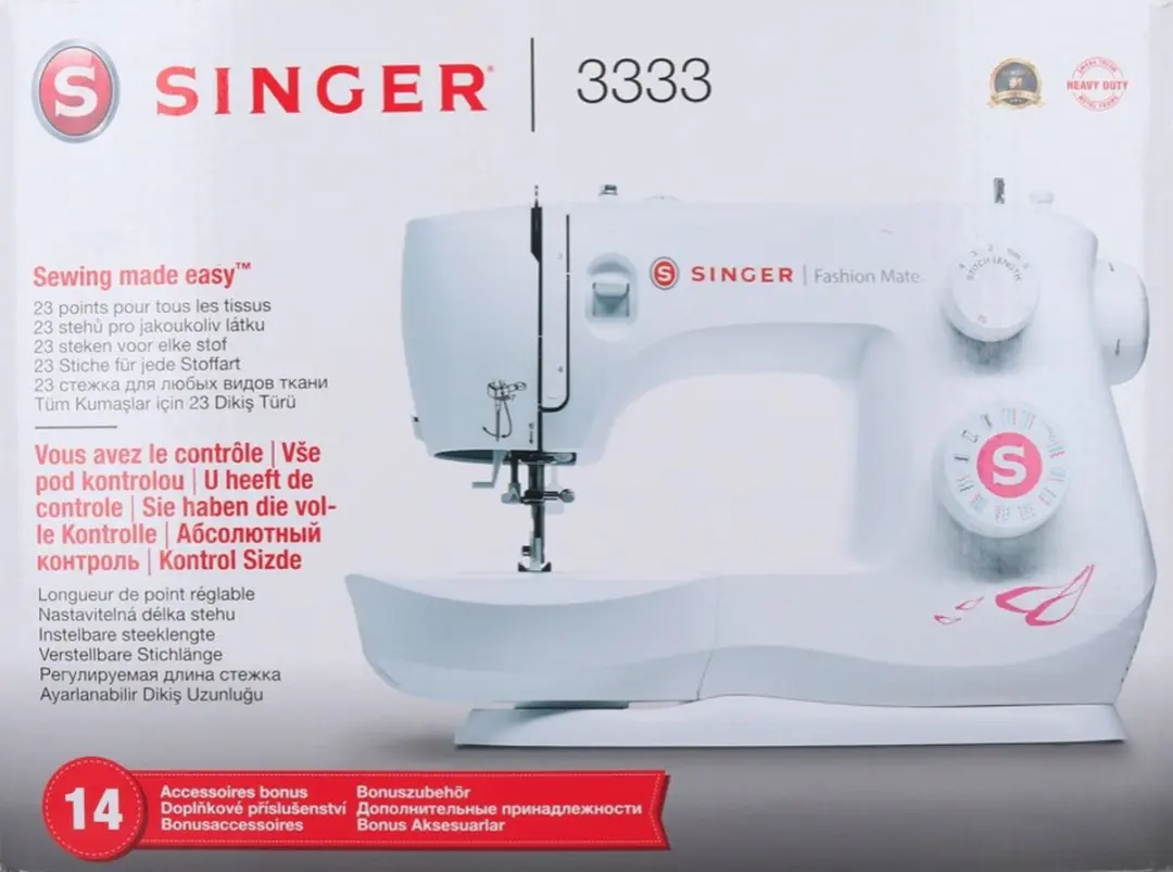Singer Fashion Mate 3333 Naaimachine - Wit