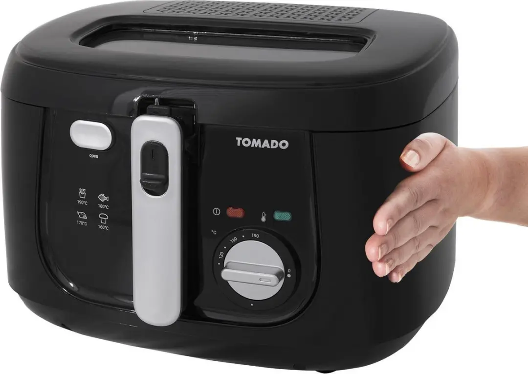 Tomado TDF2501B Frituurpan 2,5L - Zwart