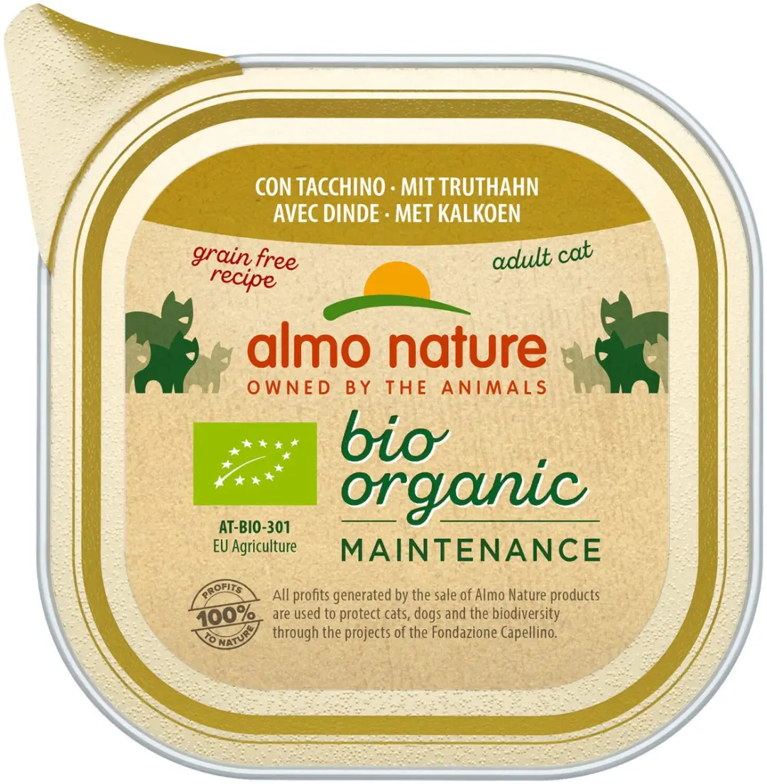 Almo Nature Bio Organic Maintenance Kalkoen 19x85g