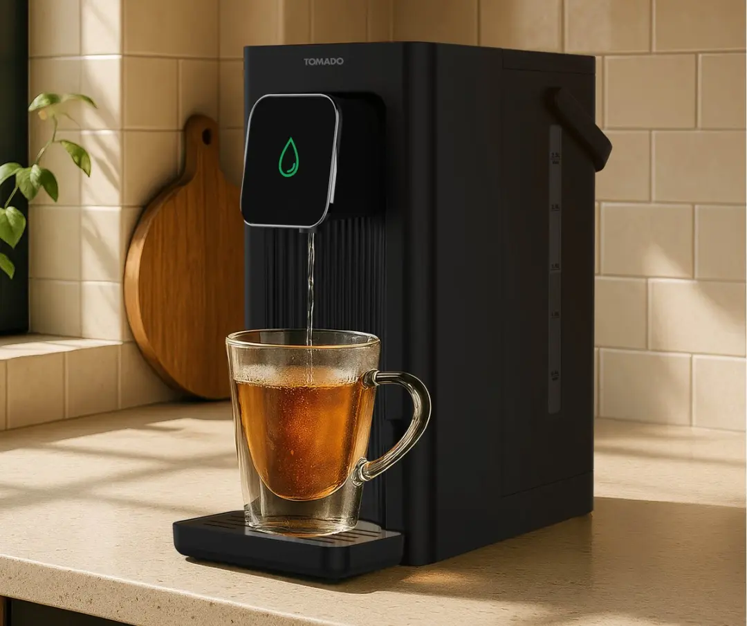 Tomado TWD2502B Heetwaterdispenser 2200W - 2,5L - Met groen display