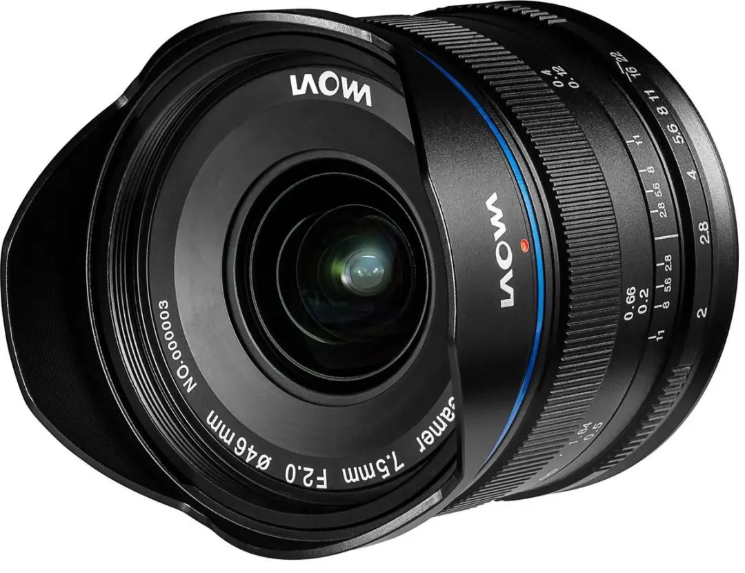 LAOWA Venus 7.5mm f/2 M4/3 - Zwart