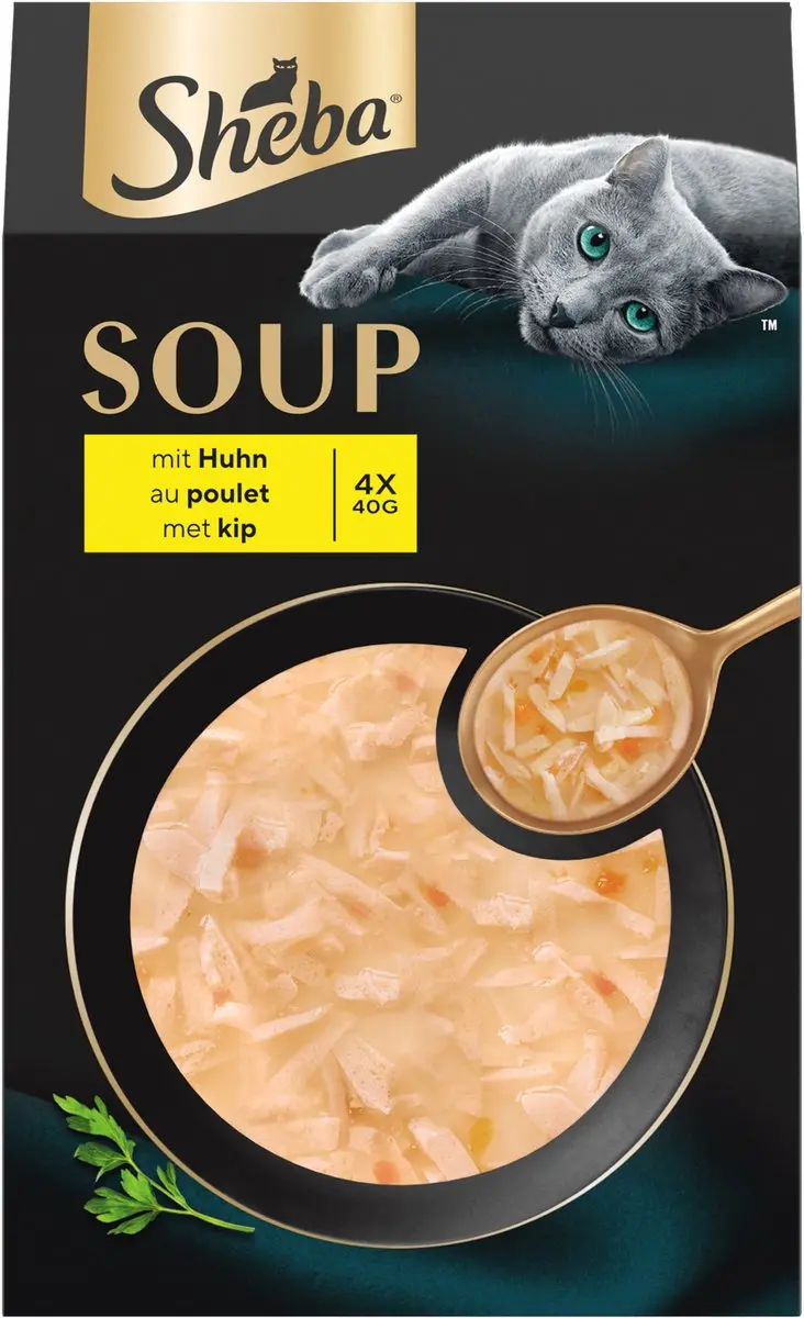 Sheba Soup Kip 4 x 40 gr