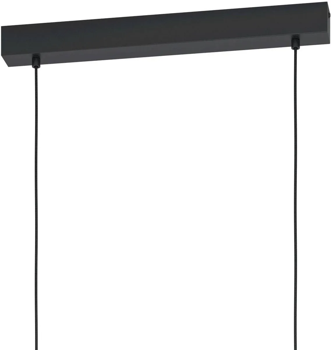 Eglo Chieveley Hanglamp E27 - 5 Lichtpunten - 88,5 cm - Zwart
